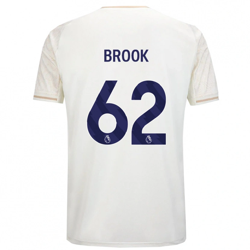 Danxen Mujer Camiseta Will Brook #62 Blanco Roto Negro 2ª Equipación 2025/26 La Camisa México
