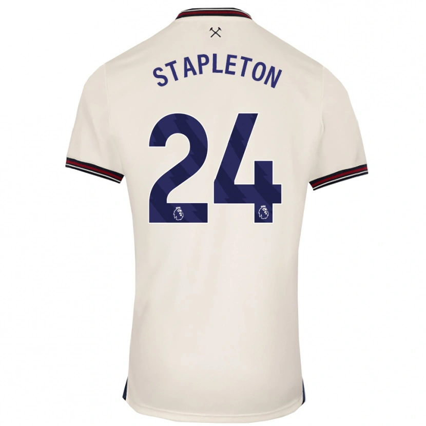Danxen Mujer Camiseta Jessie Stapleton #24 Blanco Roto 2ª Equipación 2025/26 La Camisa México