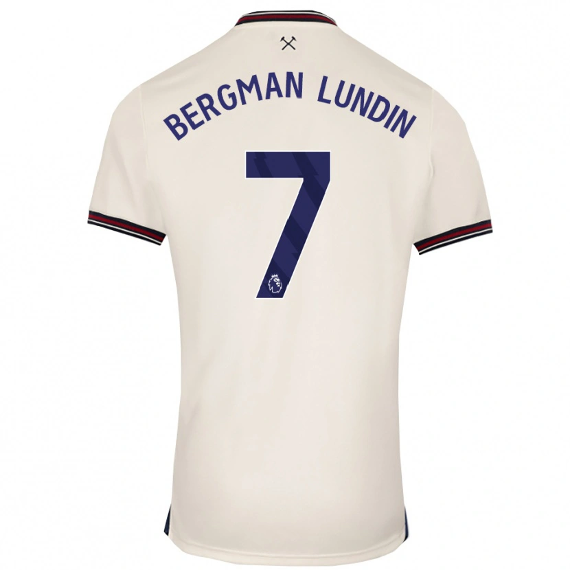 Danxen Mujer Camiseta Marika Bergman-Lundin #7 Blanco Roto 2ª Equipación 2025/26 La Camisa México