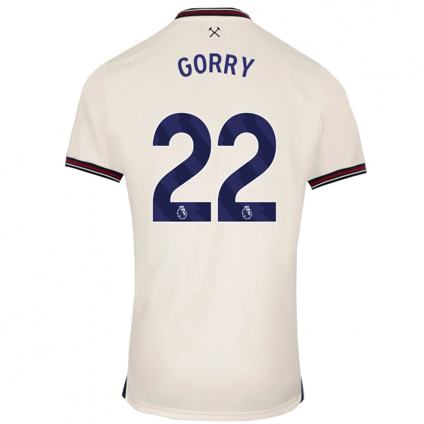 Danxen Mujer Camiseta Katrina Gorry #22 Blanco Roto 2ª Equipación 2025/26 La Camisa México
