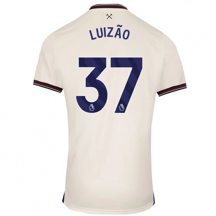 Danxen Mujer Camiseta Luizão #37 Blanco Roto 2ª Equipación 2025/26 La Camisa México