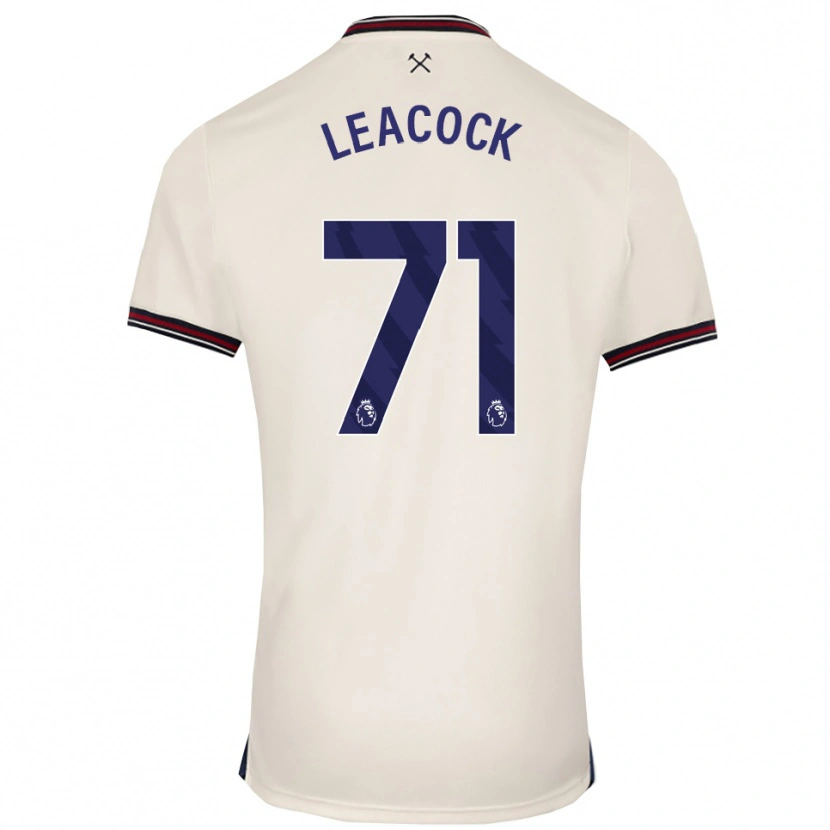 Danxen Mujer Camiseta Callum Leacock #71 Blanco Roto 2ª Equipación 2025/26 La Camisa México