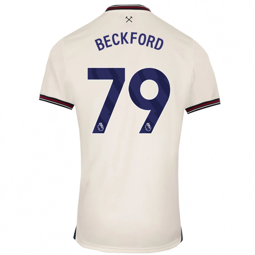 Danxen Mujer Camiseta Lewis Beckford #79 Blanco Roto 2ª Equipación 2025/26 La Camisa México