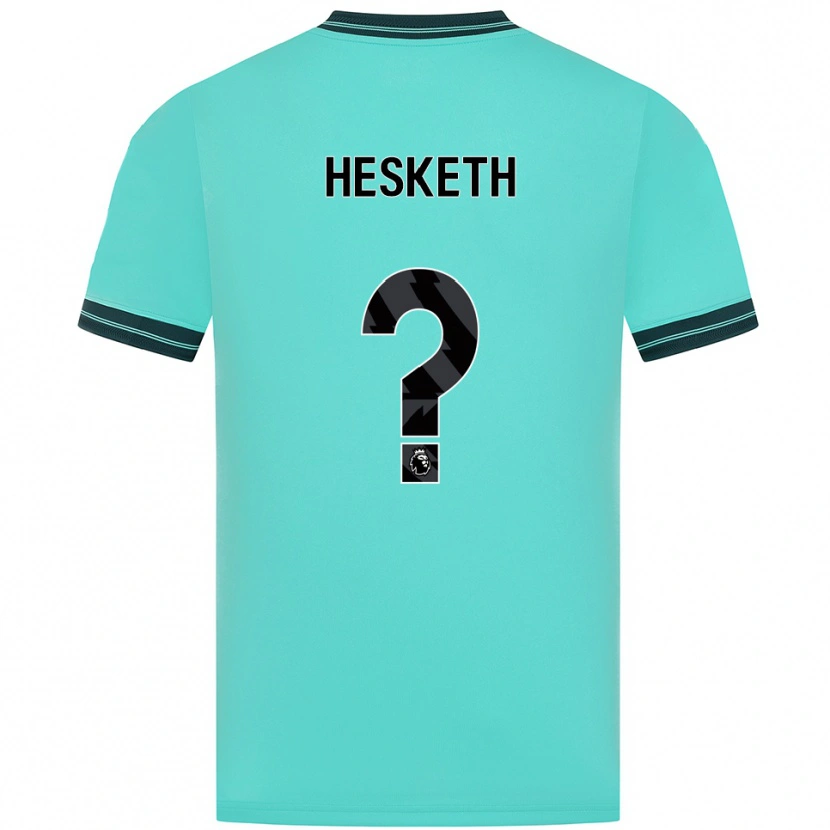 Danxen Mujer Camiseta Owen Hesketh #0 Celeste Verde 2ª Equipación 2025/26 La Camisa México