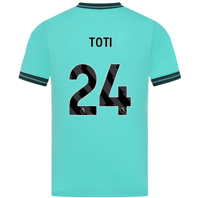 Danxen Mujer Camiseta Toti #24 Celeste Verde 2ª Equipación 2025/26 La Camisa México