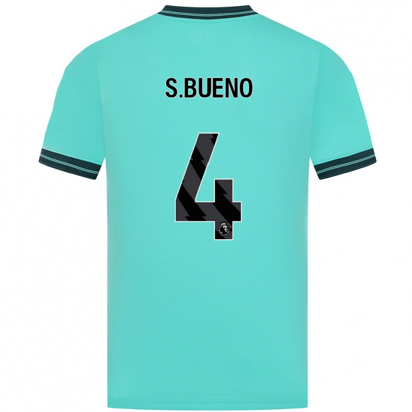 Danxen Mujer Camiseta Santiago Bueno #4 Celeste Verde 2ª Equipación 2025/26 La Camisa México