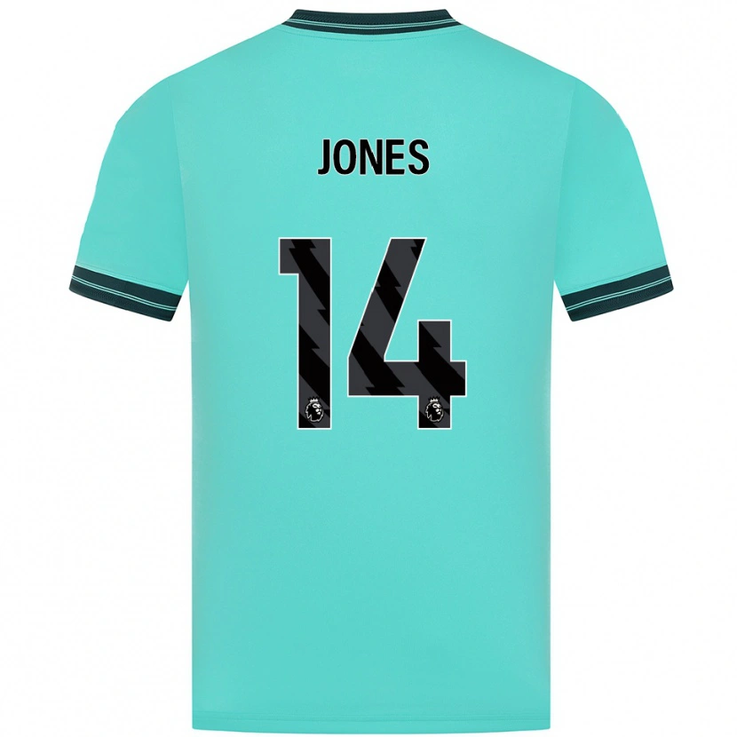Danxen Mujer Camiseta Meesha Dudley-Jones #14 Celeste Verde 2ª Equipación 2025/26 La Camisa México