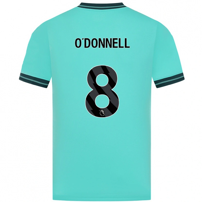 Danxen Mujer Camiseta Luke O'donnell #8 Celeste Verde 2ª Equipación 2025/26 La Camisa México