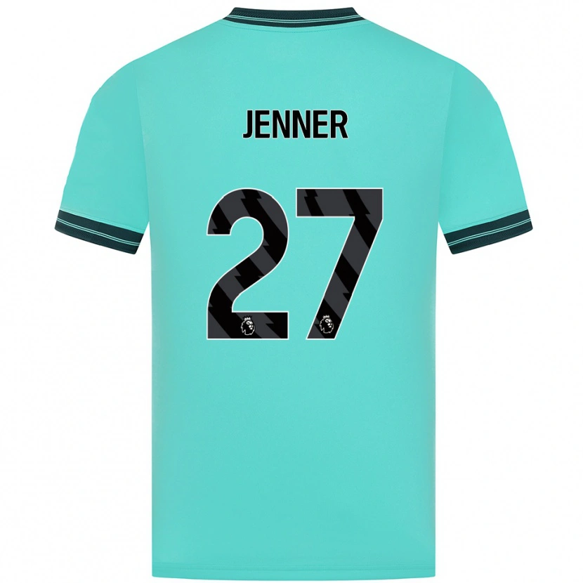 Danxen Mujer Camiseta Abbi Jenner #27 Celeste Verde 2ª Equipación 2025/26 La Camisa México