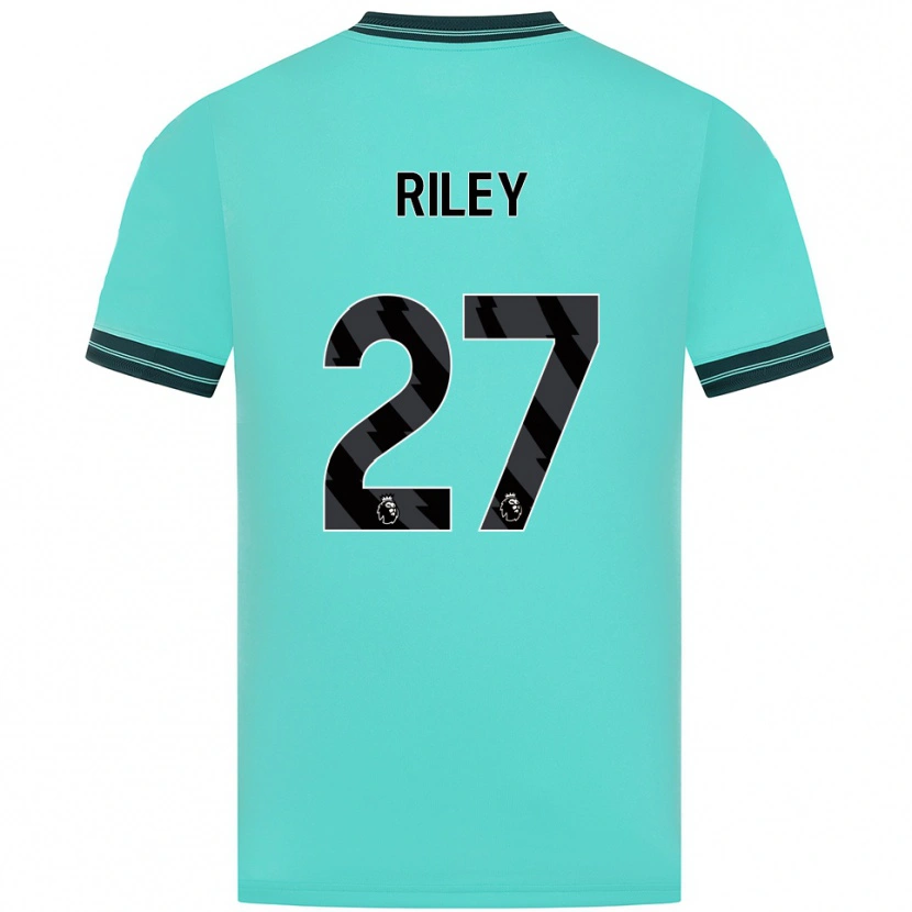 Danxen Mujer Camiseta Lauren Riley #27 Celeste Verde 2ª Equipación 2025/26 La Camisa México