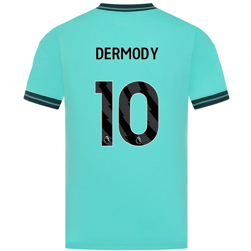 Danxen Mujer Camiseta Helen Dermody #10 Celeste Verde 2ª Equipación 2025/26 La Camisa México