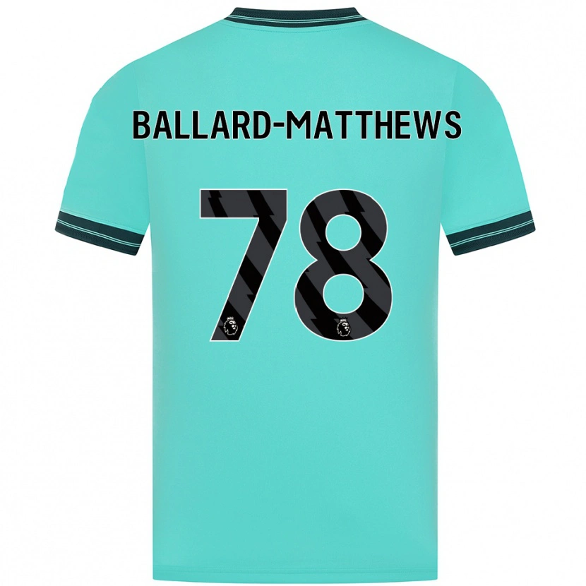 Danxen Mujer Camiseta Emilio Ballard-Matthews #78 Celeste Verde 2ª Equipación 2025/26 La Camisa México