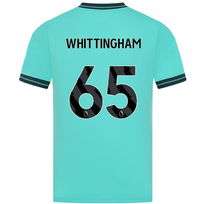 Danxen Mujer Camiseta Matthew Whittingham #65 Celeste Verde 2ª Equipación 2025/26 La Camisa México