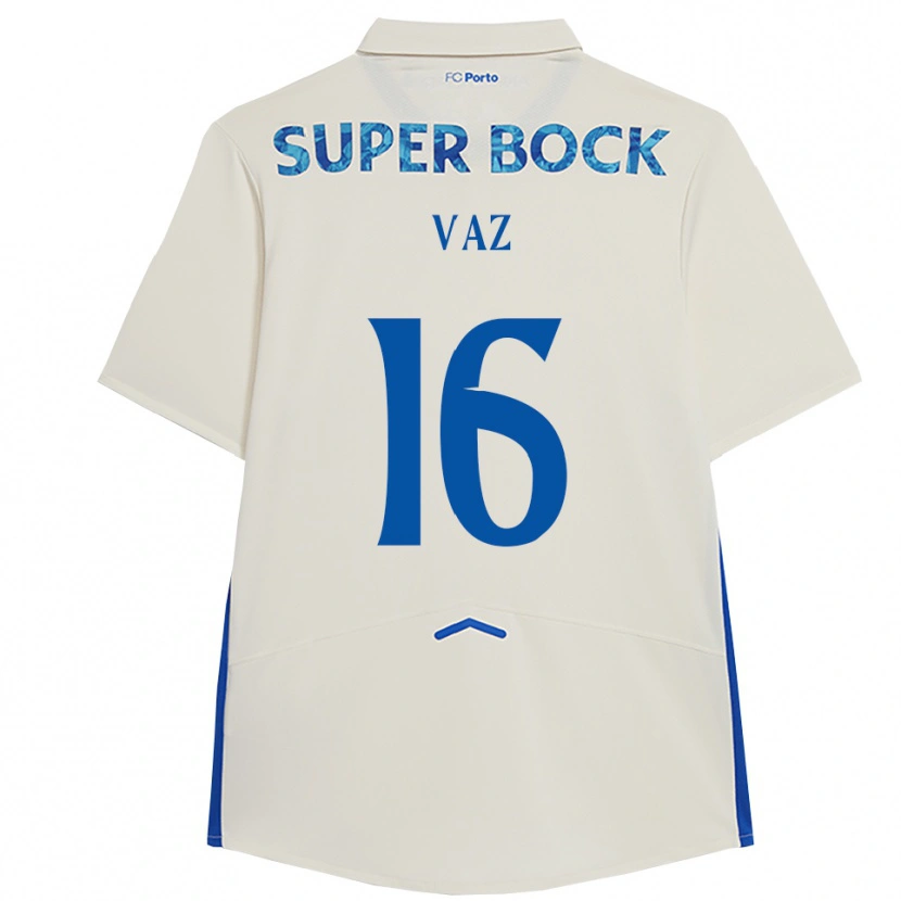Danxen Mujer Camiseta Matilde Vaz #16 Blanco Azul Equipación Tercera 2025/26 La Camisa México