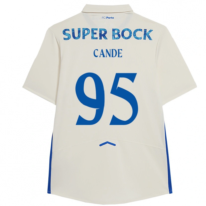 Danxen Mujer Camiseta Anhá Cande #95 Blanco Azul Equipación Tercera 2025/26 La Camisa México