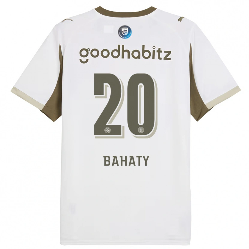 Danxen Mujer Camiseta Manuel Bahaty #20 Blanco Gris Equipación Tercera 2025/26 La Camisa México