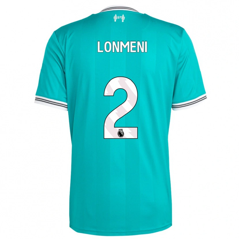 Danxen Mujer Camiseta Scofield Lonmeni #2 Verde Blanco Equipación Tercera 2025/26 La Camisa México