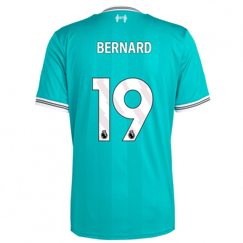 Danxen Mujer Camiseta Dj Bernard #19 Verde Blanco Equipación Tercera 2025/26 La Camisa México