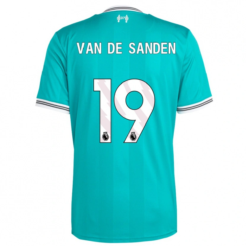 Danxen Mujer Camiseta Shanice Van De Sanden #19 Verde Blanco Equipación Tercera 2025/26 La Camisa México