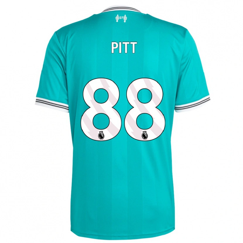 Danxen Mujer Camiseta Lucas Pitt #88 Verde Blanco Equipación Tercera 2025/26 La Camisa México