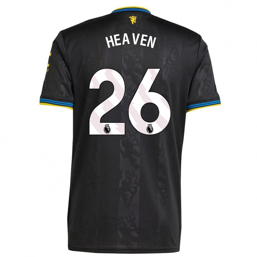 Danxen Mujer Camiseta Ayden Heaven #26 Negro Amarillo Azul Equipación Tercera 2025/26 La Camisa México