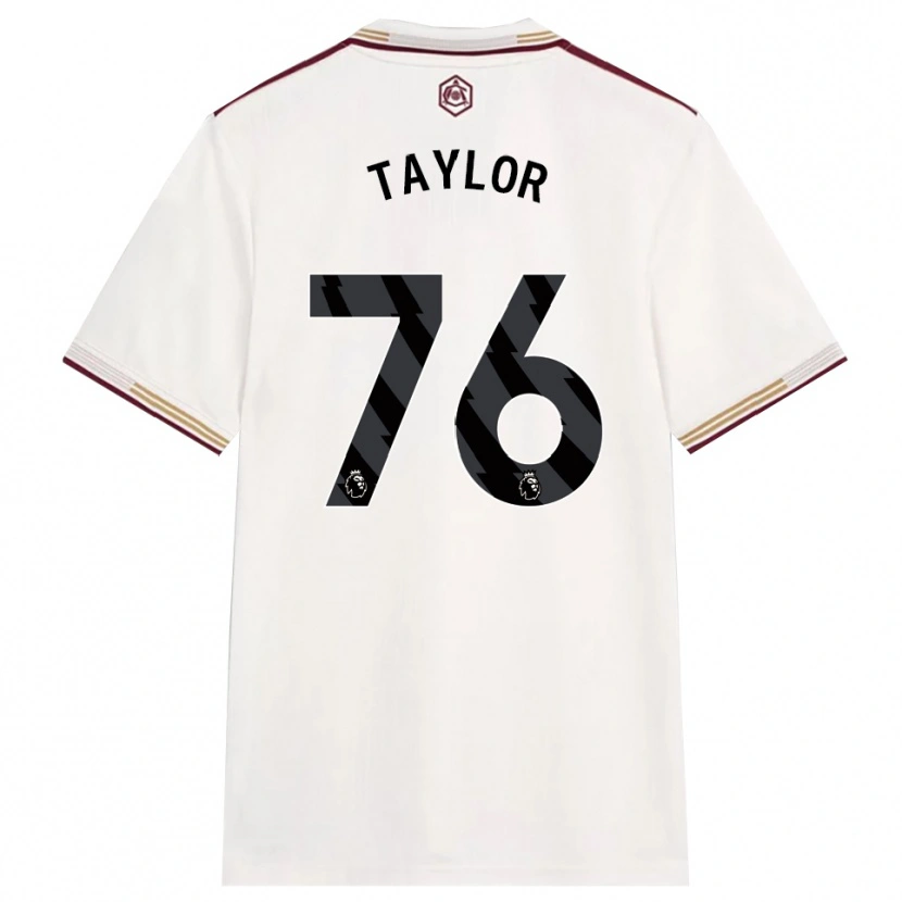 Danxen Mujer Camiseta Kido Taylor Hart #76 Blanco Roto Borgoña Equipación Tercera 2025/26 La Camisa México