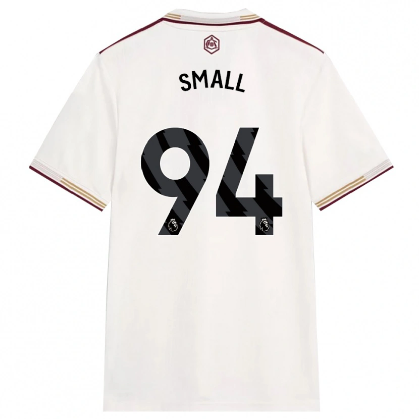 Danxen Mujer Camiseta Coby Small #94 Blanco Roto Borgoña Equipación Tercera 2025/26 La Camisa México