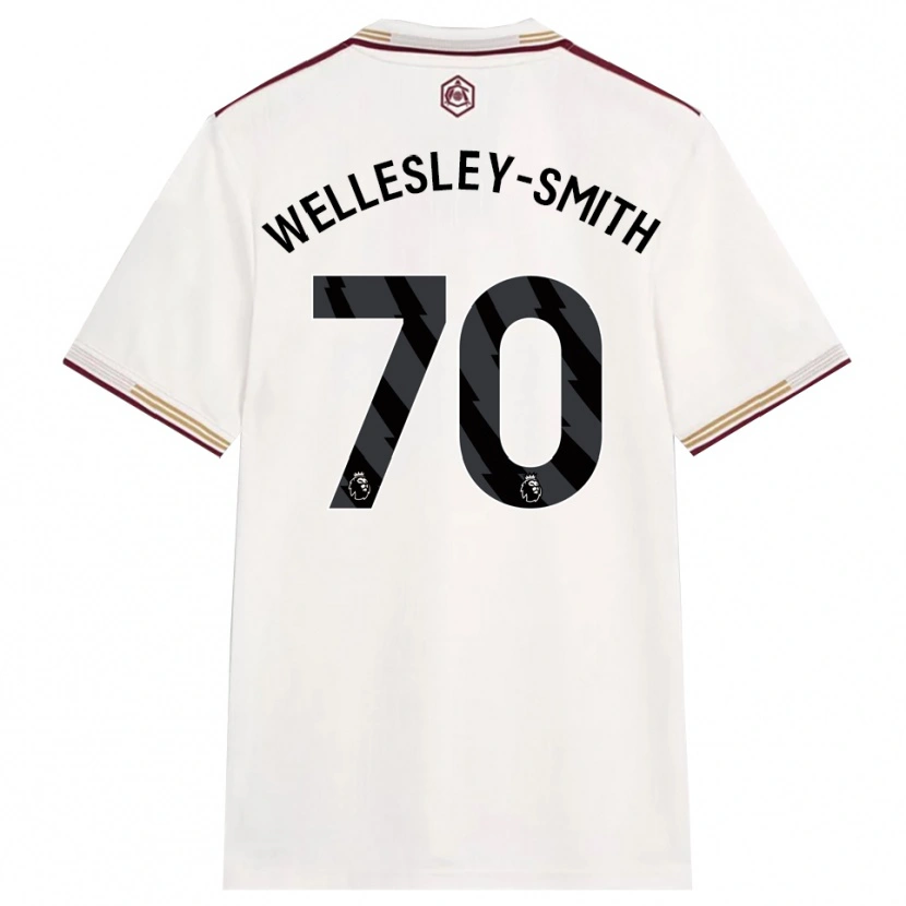 Danxen Mujer Camiseta Cecily Wellesley-Smith #70 Blanco Roto Borgoña Equipación Tercera 2025/26 La Camisa México