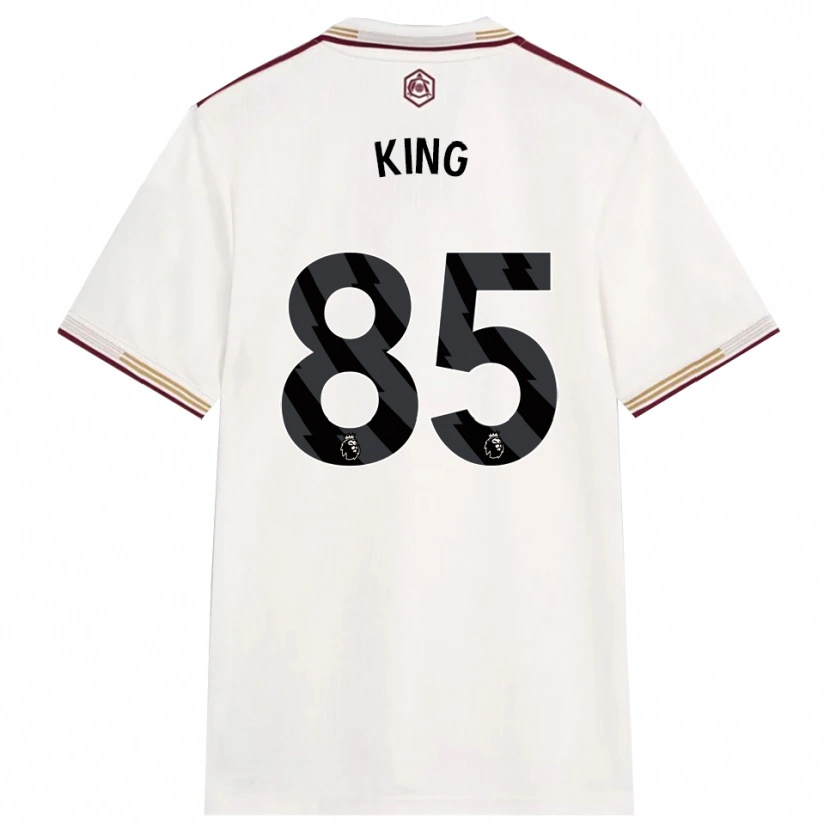 Danxen Mujer Camiseta Josiah King #85 Blanco Roto Borgoña Equipación Tercera 2025/26 La Camisa México