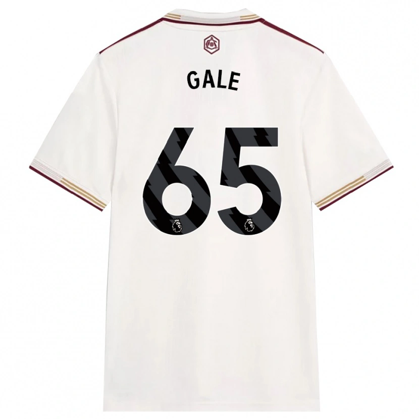 Danxen Mujer Camiseta Jessie Gale #65 Blanco Roto Borgoña Equipación Tercera 2025/26 La Camisa México