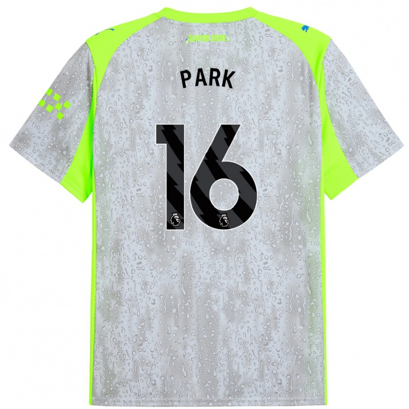 Danxen Mujer Camiseta Jess Park #16 Gris Amarillo Equipación Tercera 2025/26 La Camisa México