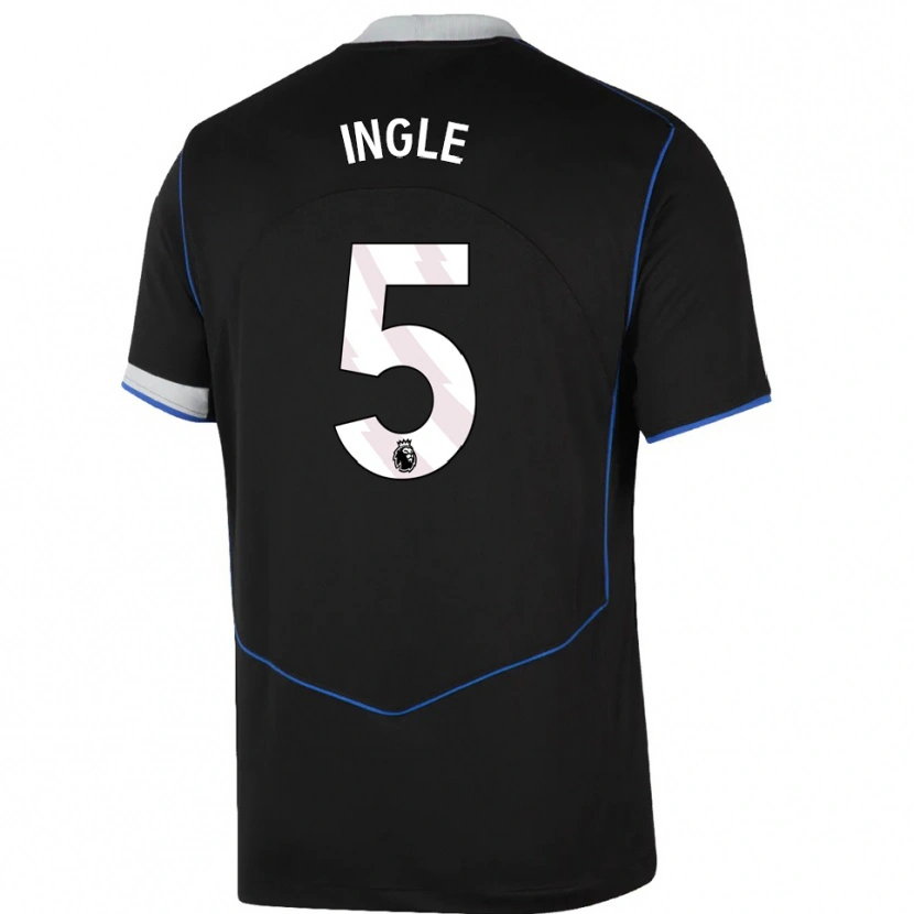 Danxen Mujer Camiseta Sophie Ingle #5 Negro Azul Plata Equipación Tercera 2025/26 La Camisa México