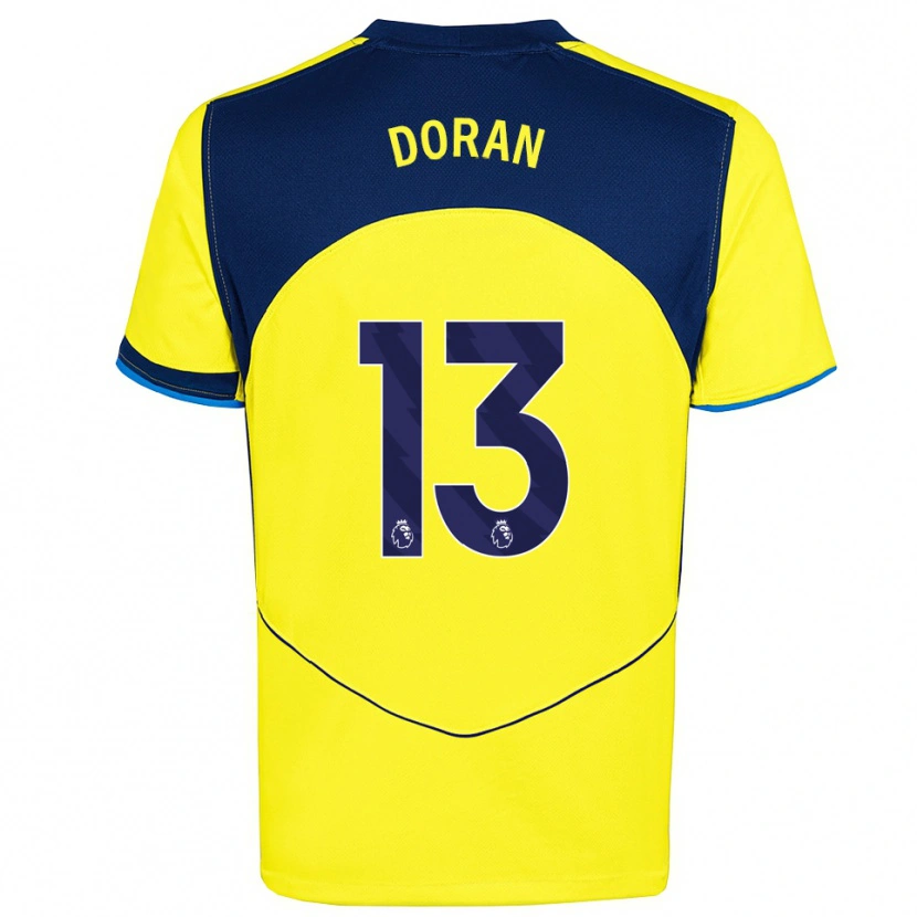 Danxen Mujer Camiseta Farren Doran #13 Amarillo Marino Equipación Tercera 2025/26 La Camisa México