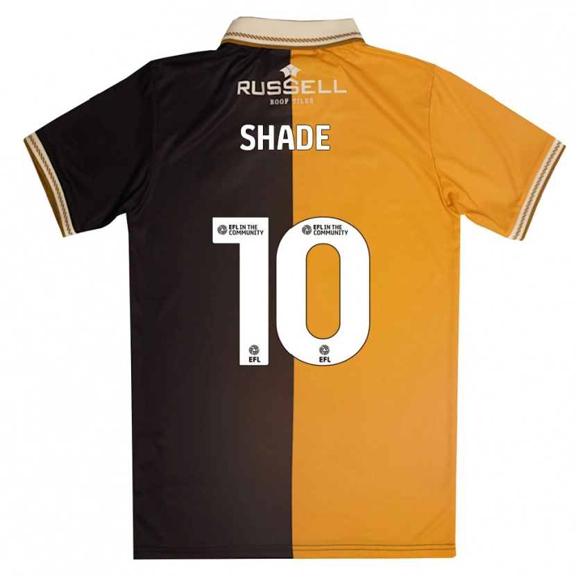 Danxen Niño Camiseta Tyrese Shade #10 Amarillo Negro 1ª Equipación 2025/26 La Camisa México