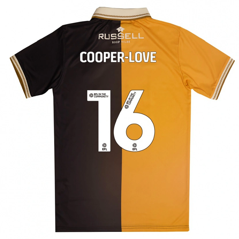 Danxen Niño Camiseta Jack Cooper-Love #16 Amarillo Negro 1ª Equipación 2025/26 La Camisa México