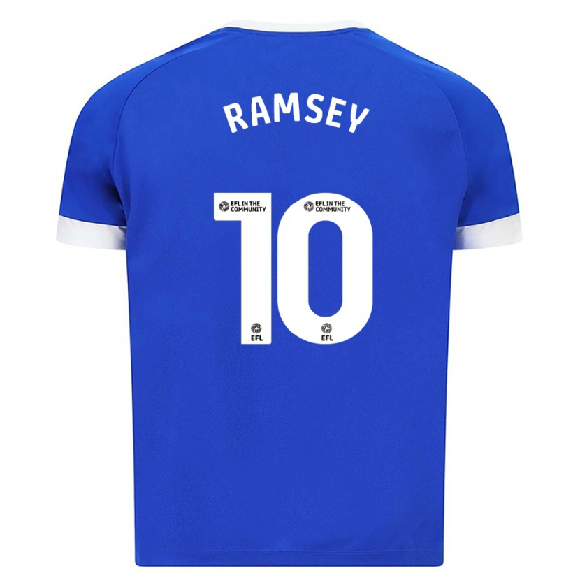 Danxen Niño Camiseta Aaron Ramsey #10 Azul Blanco 1ª Equipación 2025/26 La Camisa México
