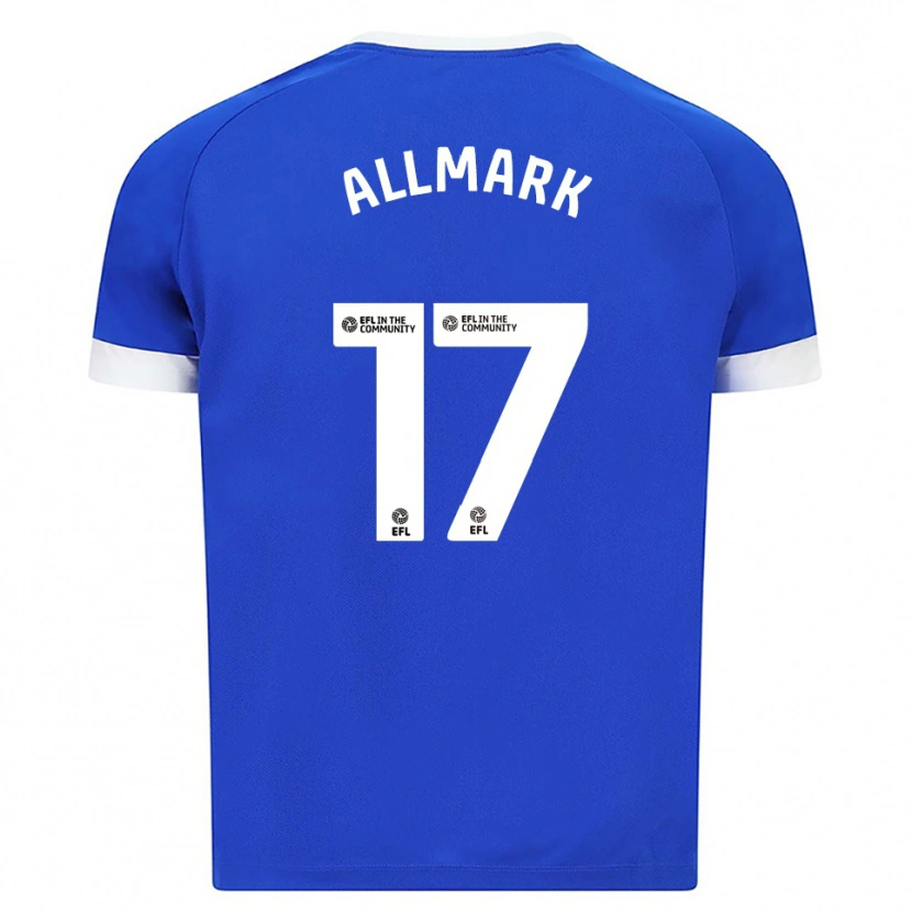 Danxen Niño Camiseta Hayden Allmark #17 Azul Blanco 1ª Equipación 2025/26 La Camisa México