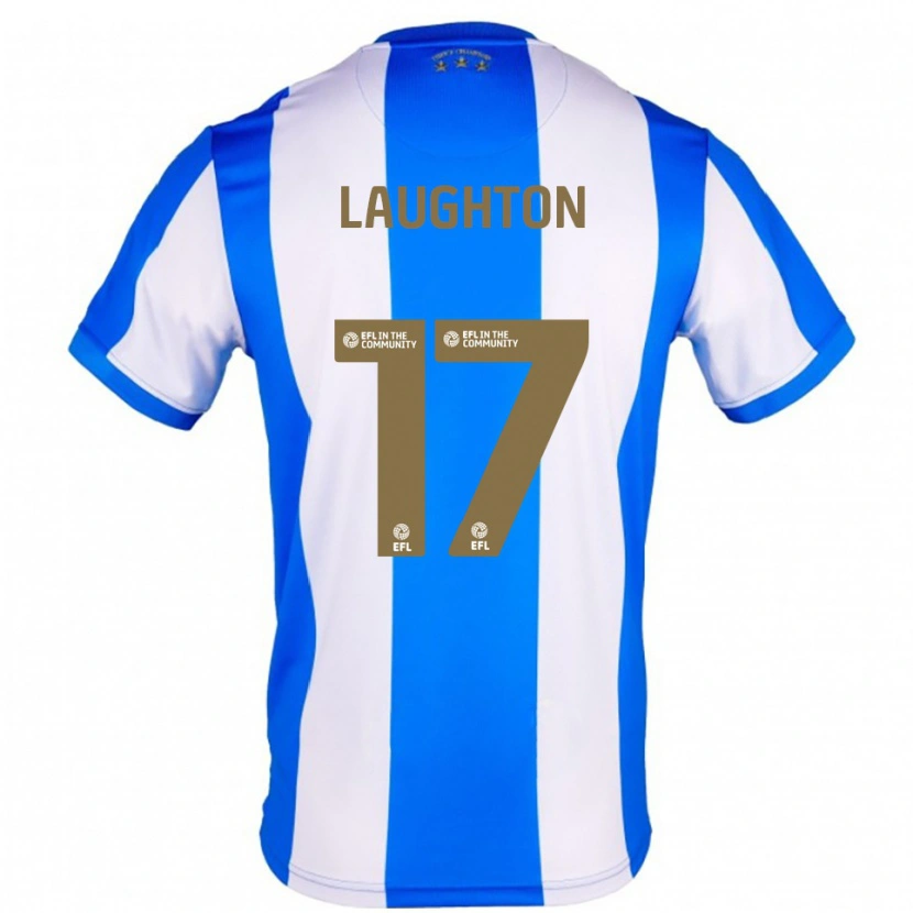 Danxen Niño Camiseta Zoe Laughton #17 Azul Blanco 1ª Equipación 2025/26 La Camisa México
