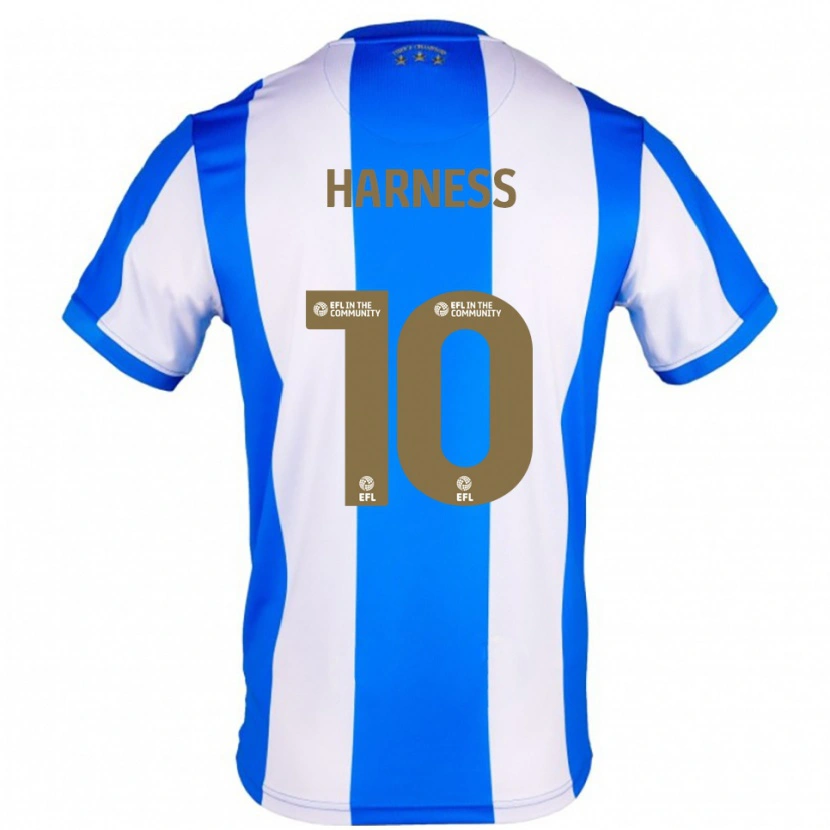 Danxen Niño Camiseta Marcus Harness #10 Azul Blanco 1ª Equipación 2025/26 La Camisa México