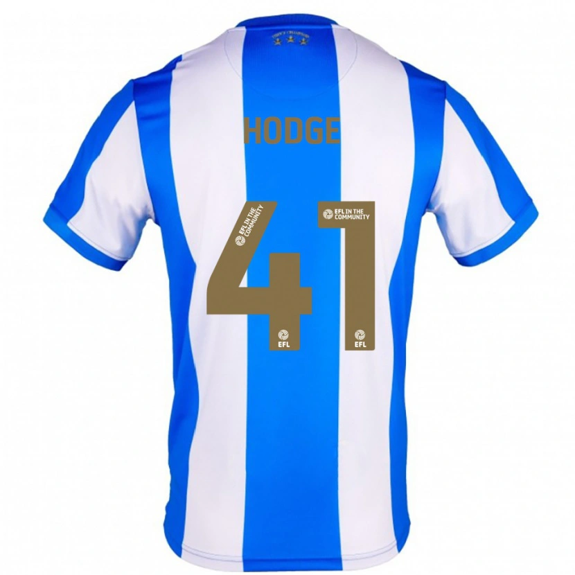 Danxen Niño Camiseta Joe Hodge #41 Azul Blanco 1ª Equipación 2025/26 La Camisa México