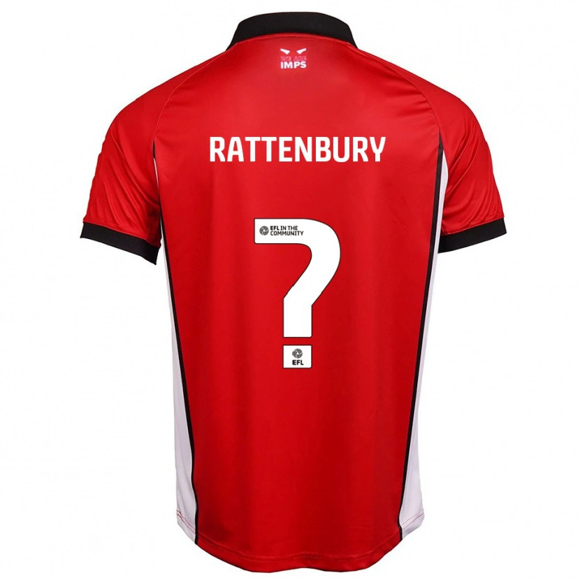 Danxen Niño Camiseta Freya Rattenbury #0 Rojo Blanco 1ª Equipación 2025/26 La Camisa México