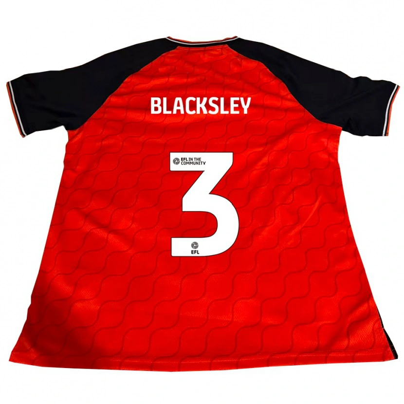 Danxen Niño Camiseta Tanya Blacksley #3 Naranja Negro Blanco 1ª Equipación 2025/26 La Camisa México