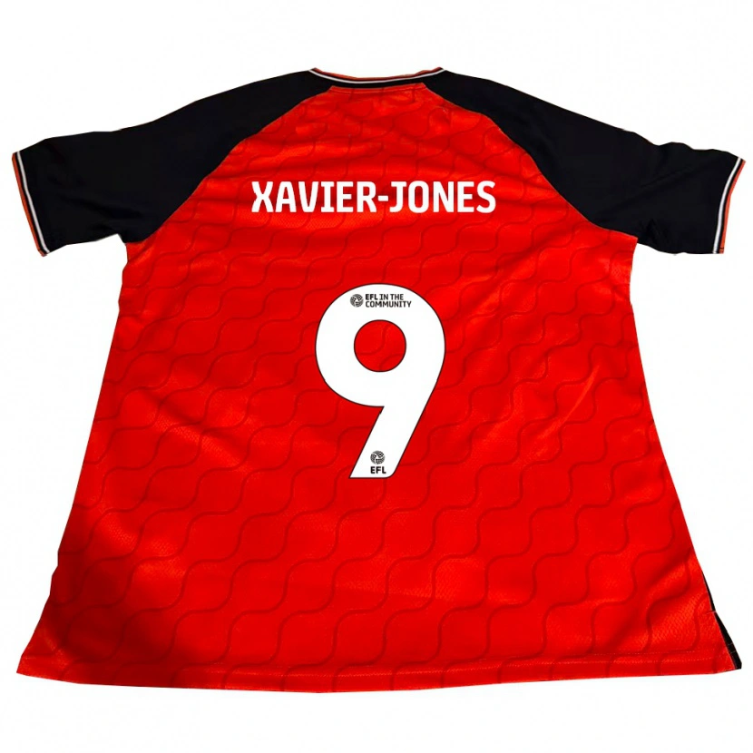 Danxen Niño Camiseta Tate Xavier-Jones #9 Naranja Negro Blanco 1ª Equipación 2025/26 La Camisa México