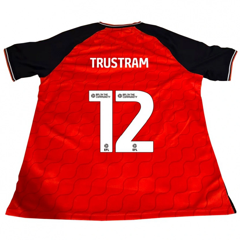 Danxen Niño Camiseta Charlie Trustram #12 Naranja Negro Blanco 1ª Equipación 2025/26 La Camisa México