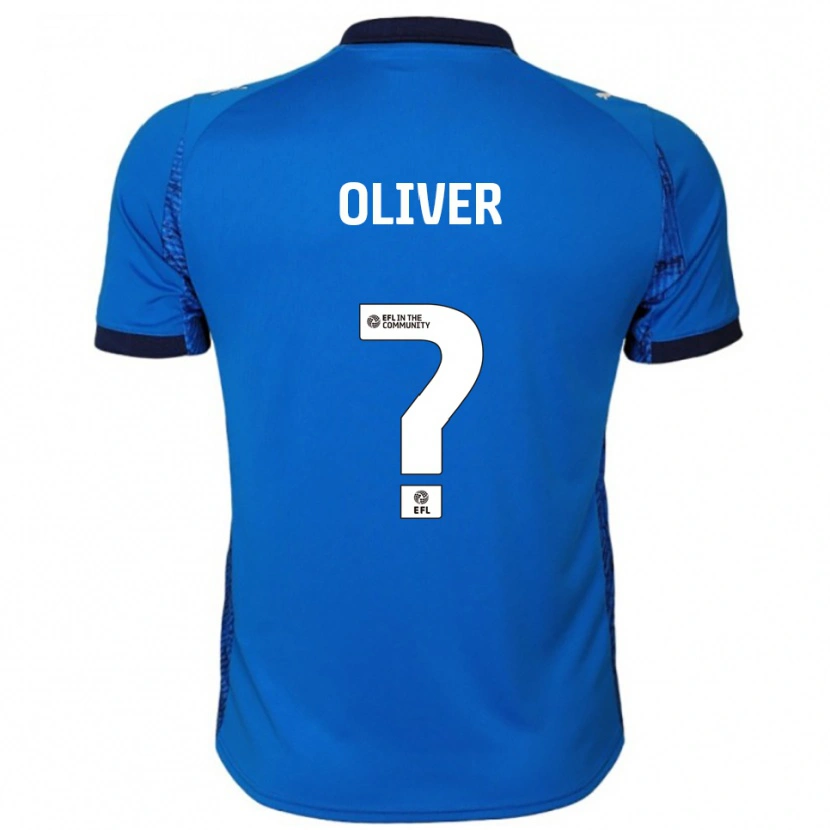 Danxen Niño Camiseta Georgie Oliver #0 Azul Blanco 1ª Equipación 2025/26 La Camisa México