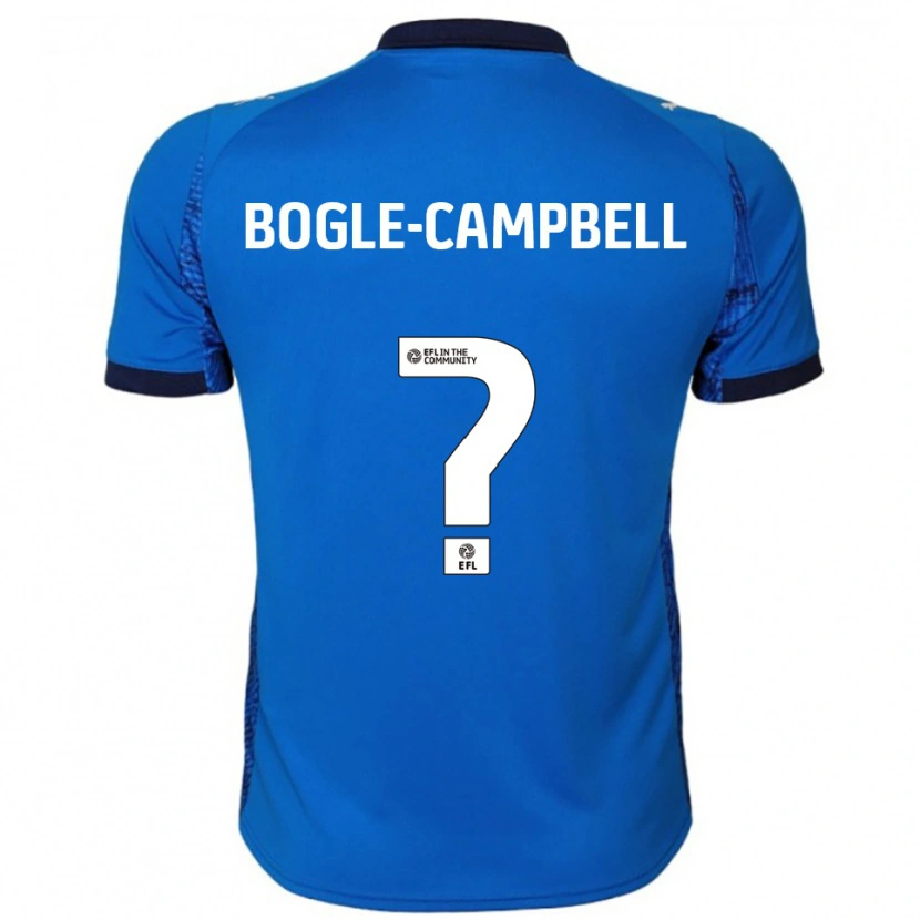 Danxen Niño Camiseta Ma'kel Bogle-Campbell #0 Azul Blanco 1ª Equipación 2025/26 La Camisa México