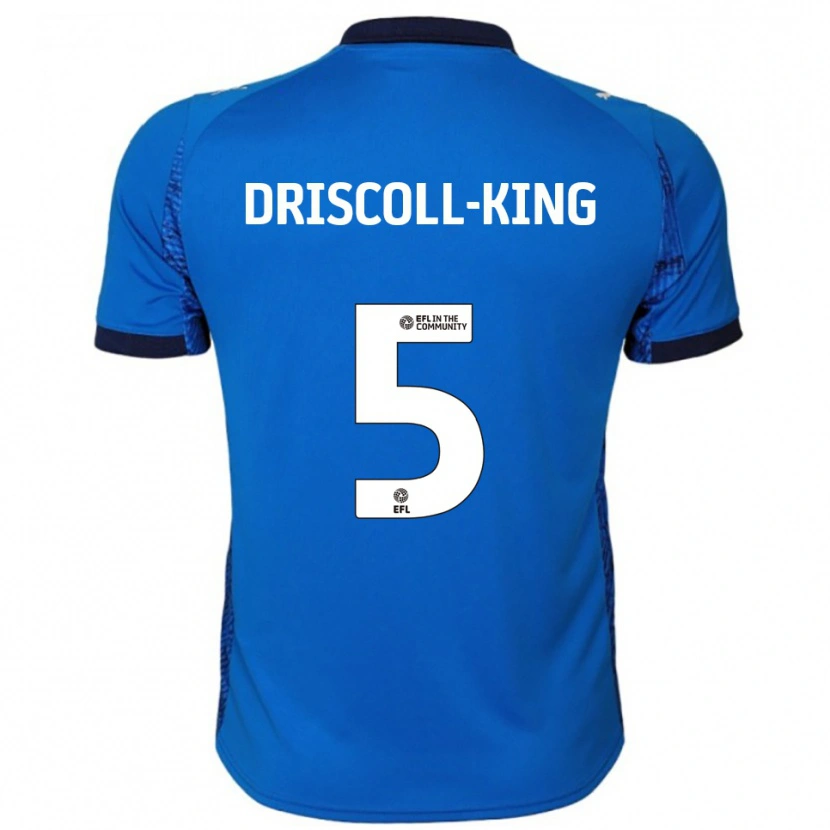 Danxen Niño Camiseta Evie Driscoll-King #5 Azul Blanco 1ª Equipación 2025/26 La Camisa México