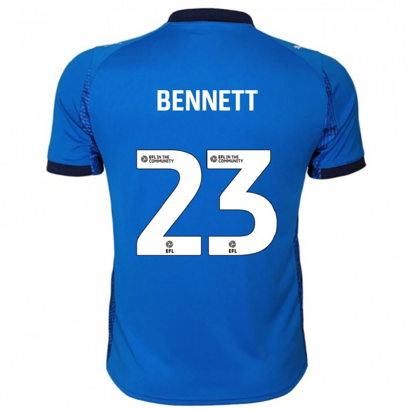 Danxen Niño Camiseta Renai Bennett #23 Azul Blanco 1ª Equipación 2025/26 La Camisa México