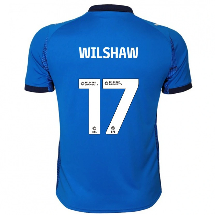 Danxen Niño Camiseta Lauren Wilshaw #17 Azul Blanco 1ª Equipación 2025/26 La Camisa México
