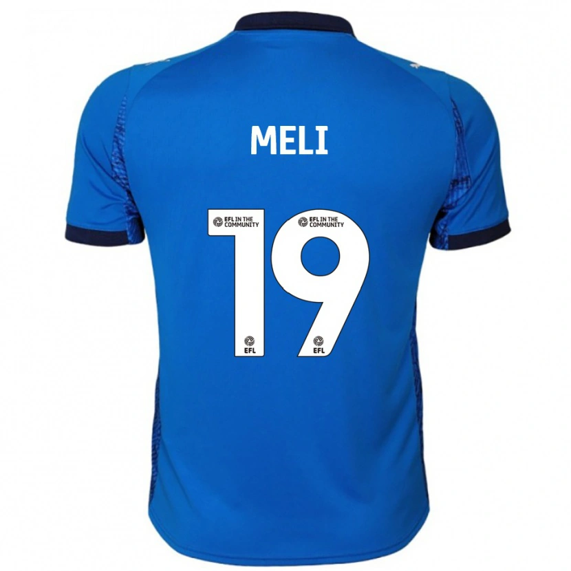 Danxen Niño Camiseta Emily Meli #19 Azul Blanco 1ª Equipación 2025/26 La Camisa México